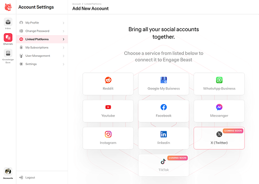 Connect Your Social Media Accounts
