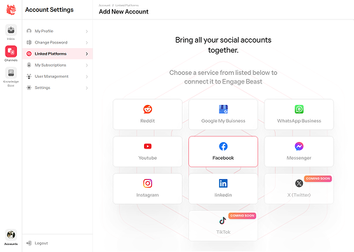 Connect Your Social Media Accounts