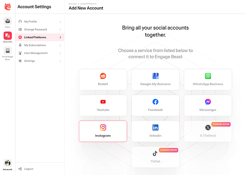 Connect Your Social Media Accounts