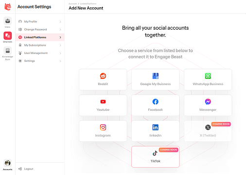 Connect Your Social Media Accounts